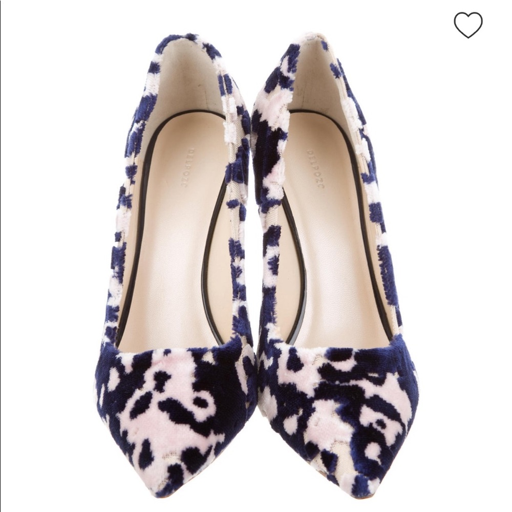 Delpozo Burnt Velvet Pumps - Picture 3 of 8